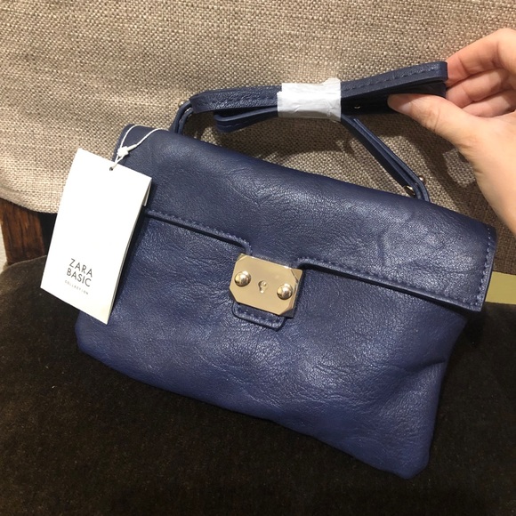 Zara Handbags - NWT Zara Crossbody Navy Bag